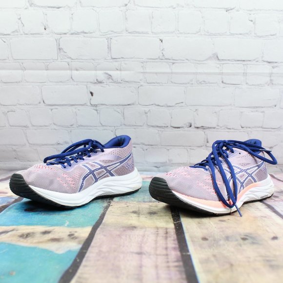 Asics Gel Excite 6 Purple Mesh Breathable Running Sneaker Shoes Size 7 - Picture 2 of 9